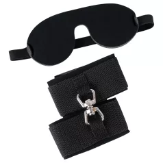 Bad Kitty - handboeien en oogmasker - zwart