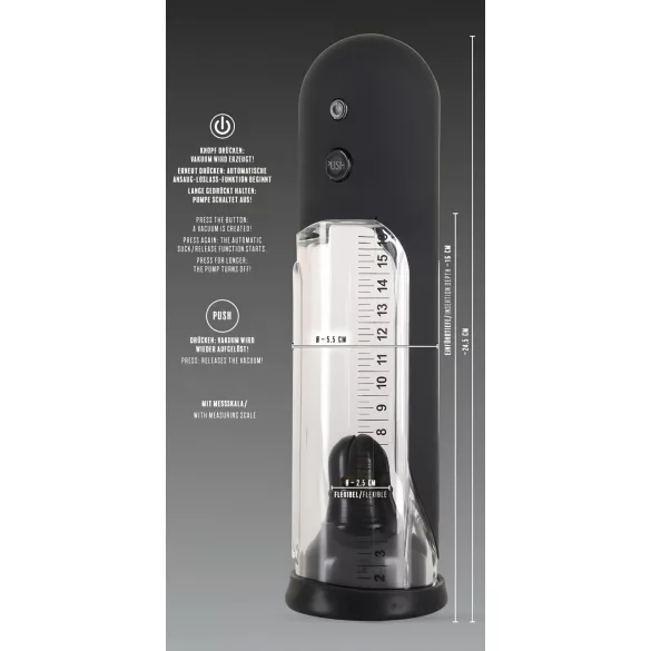 Rebel - automatische penispomp - elektrisch