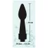 You2Toys - anale douche - siliconen kegeldop - zwart