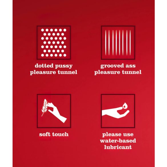 You2Toys - sekspop kont doggy style - realistisch anus - huidskleur