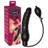 You2Toys - Latex opblaasbare anale plug - zwart (groot)