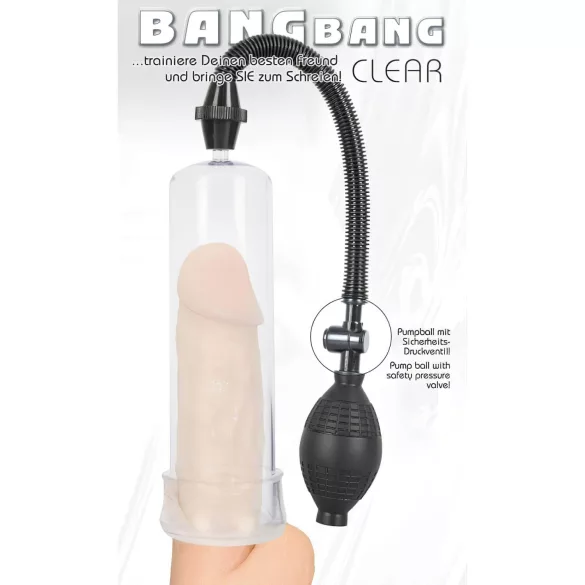 You2Toys - Bang Bang penispomp (transparant)
