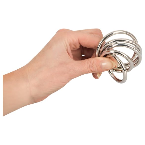 Bad Kitty - metalen peniskringen set (5-delig)