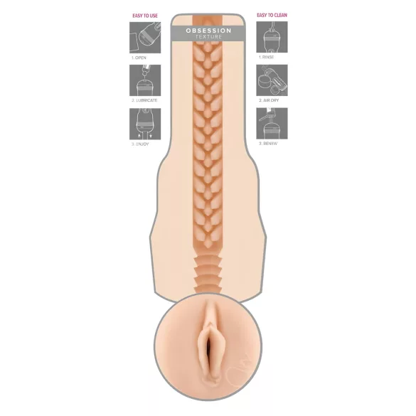 Fleshlight - masturbator - Jenna Haze Obsession - vagina opening