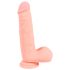 Medisch - rechte siliconen dildo (20 cm) - natuurgetrouw