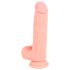 Medisch - rechte siliconen dildo (20 cm) - natuurgetrouw
