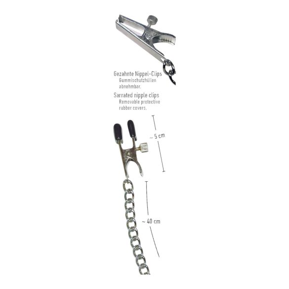 Verstelbare klem met ketting