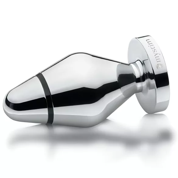 mystim Little John - elektro anaalplug - groot - zilver