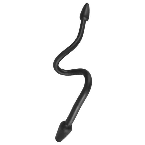 Rebel Double Plug - dubbele anaal plug (zwart)