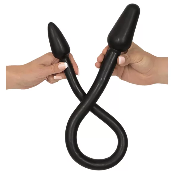 Rebel Double Plug - dubbele anaal plug (zwart)
