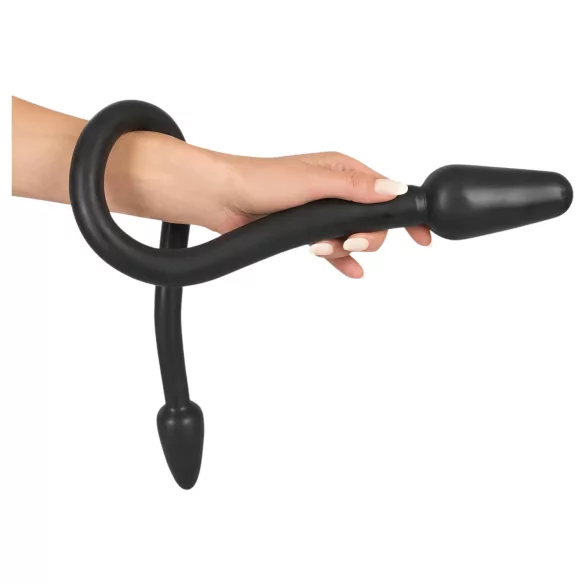 Rebel Double Plug - dubbele anaal plug (zwart)