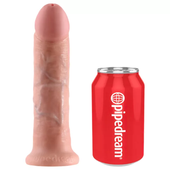 King Cock - strap-on dildo - 8 inch - huidskleur