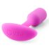 b-vibe Snug Plug 1 - roze anaal plug met gewicht (55g)