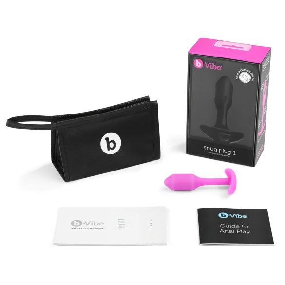 b-vibe - anale plug met gewicht - 55g - roze