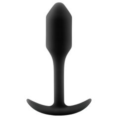   b-vibe Snug Plug 1 - anaal plug met binnengewicht (55g) - zwart