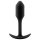 b-vibe Snug Plug 1 - Anale plug met gewicht (55g) - zwart