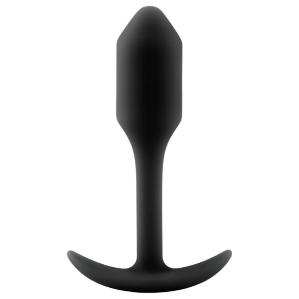 b-vibe Snug Plug 1 - Anale plug met gewicht (55g) - zwart