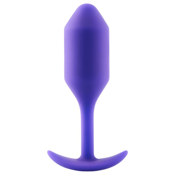 b-vibe - anale plug - dubbele kogel - 114g - paars