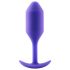 b-vibe Snug Plug 2 - Dubbele Anale Plug (114g) - Paars