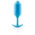 b-vibe Snug Plug 3 - blauwe dubbele anaal plug (180g)