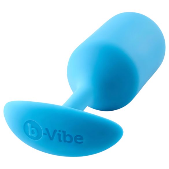 b-vibe - buttplug met dubbele kogels - 180g - blauw