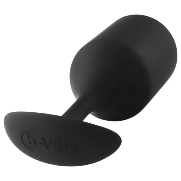b-vibe - anaal plug met dubbele bal - zwaar 257g - zwart