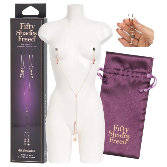 Fifty Shades of Grey - Tepel- en venusknijpers - metaal