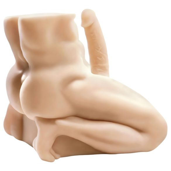 Fuck Me Silly - masturbator - mannelijk knielend torso - realistisch