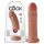 King Cock 8 dildo (20 cm) - donker natuurlijk