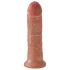 King Cock 8 dildo (20 cm) - donker natuurlijk