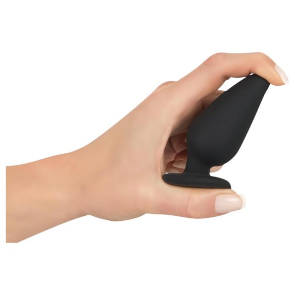 Black Velvets - anaal plug - zwaar 75g - siliconen zwart