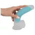 You2Toys Glow in the Dark - dildo met zuignap - oplichtend - blauw