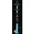 You2Toys Glow in the Dark - dildo met zuignap - oplichtend - blauw