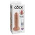 King Cock 6 - realistisch dildo (15 cm) - natuur