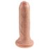 King Cock 6 - realistisch dildo (15 cm) - natuur