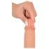 realistixxx - realistische dildo met zuignap (22 cm, naturel)