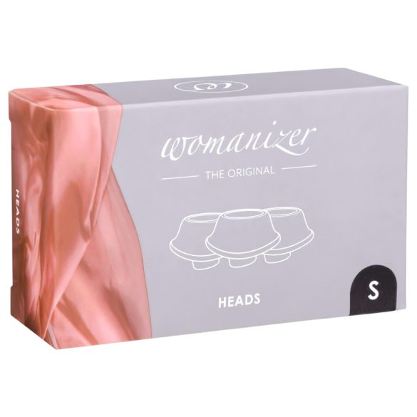 Womanizer Premium S - vervangingsset zuigkapjes - zwart (3 stuks)
