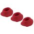 Womanizer Premium S - vervangende zuigkapset - rood (3 stuks)