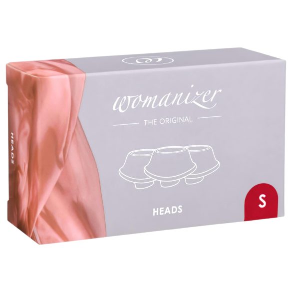 Womanizer Premium S - vervangende zuigkapset - rood (3 stuks)