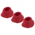 Womanizer Premium M - vervangende zuignap set - rood - 3 stuks