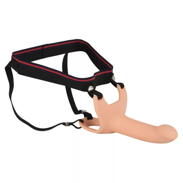 You2Toys - strap-on dildo hollow - huidkleurig