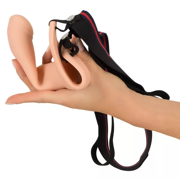 You2Toys - strap-on dildo hollow - huidkleurig