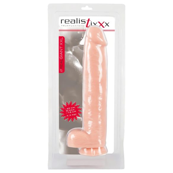 realistixxx Giant 3XL - levensechte dildo (42 cm) - natuurgetrouw