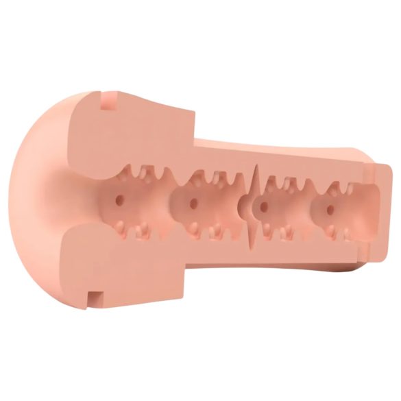 mystim Opus E Donut - elektro masturbator (natuurlijk-zwart)