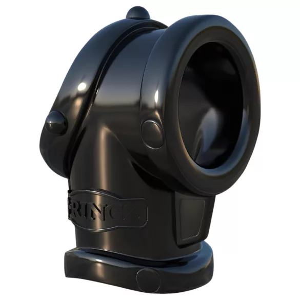 Pipedream Fantasy Cock Pipe - penissenring en balstrek-ring (zwart)