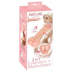 Nature Skin - 2in1 kunstkont en penismantel - huidkleur