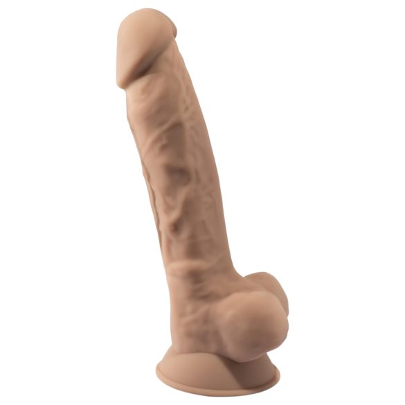 Silexd 7 - zuignap dildo - 17,5cm (natuurlijk)