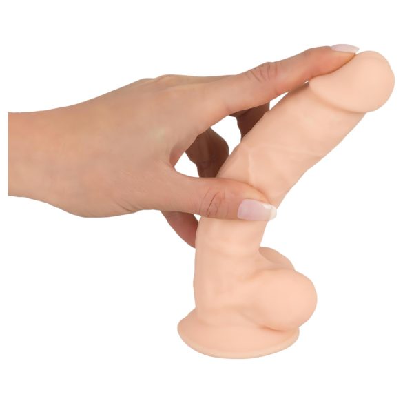 Silexd 7 - dildo met zuignap - 17,5 cm - huidkleur