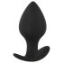 Black Velvets - siliconen buttplug set - 3-delig - zwart
