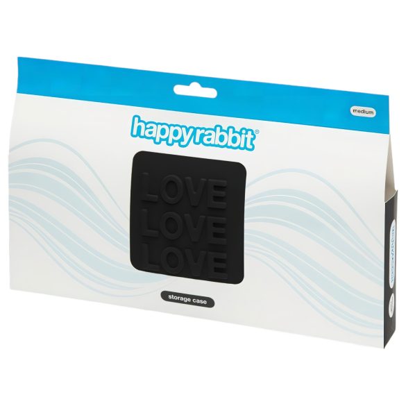 Happyrabbit - seksspeeltje etui - zwart - medium